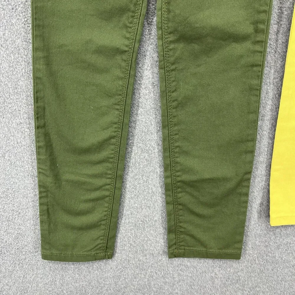2x Old Navy Girls Jeggings 4T‎ Extra Stretch Denim Elastic Waist Pull On Lot